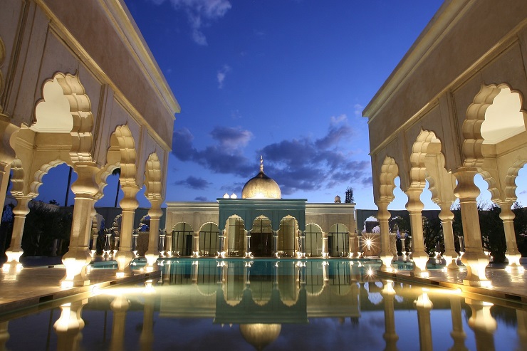 "Fusing oriental elegance with European opulence, the luxurious Palais Namaskar offers the ultimate Moroccan escape."