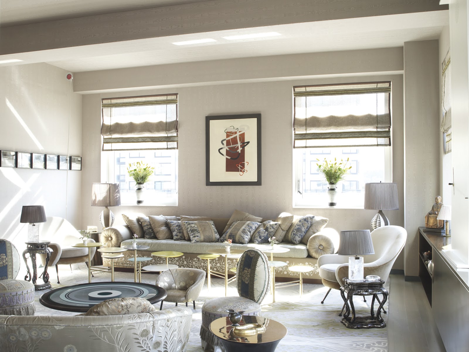 Muriel Brandolini moment white living room | BRABBU ...