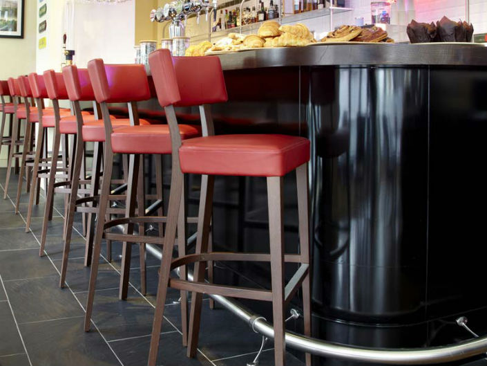 Hotel Furniture 2015 trends: Top 5 (upholstered bar chairs)