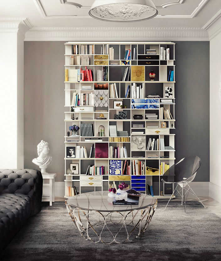 5 simples and creative ways to organize a modern bookcase 0