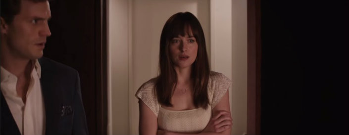 Fifty Shades of Grey hot scene Ana discovers Christian's playroom (2)