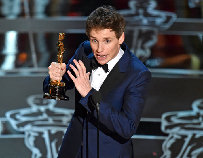 Oscars 2015 Best moments - A full report of Academy Awards highlights-Eddie Redmayne