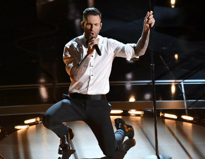 Oscars 2015 Best moments - A full report of Academy Awards highlights -adam-levine