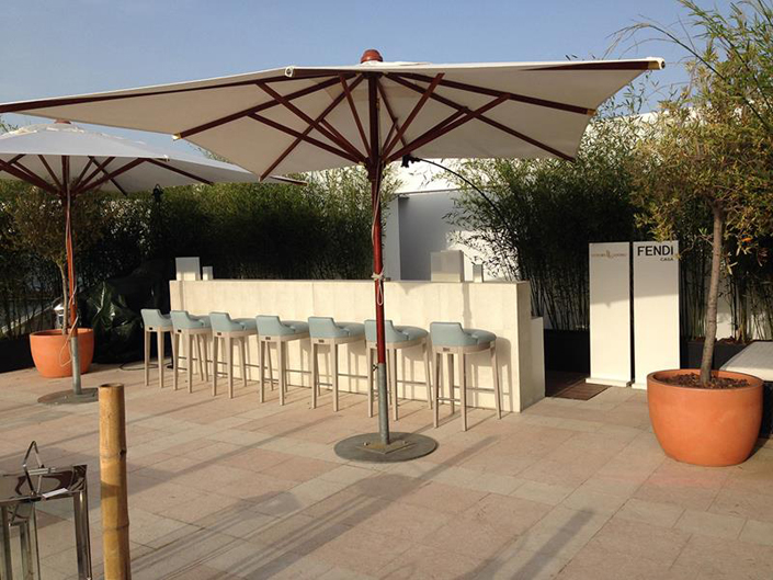 Iconic backdrop of Cannes Film Festival decorated with Fendi Casa_5