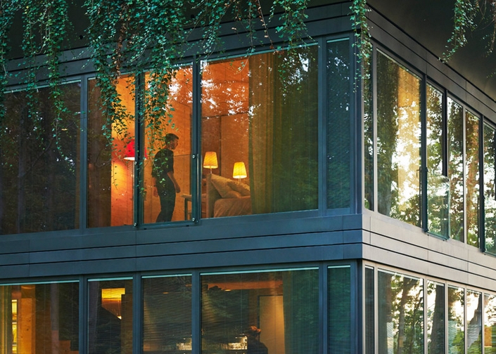 Philippe Starck's New Home is a new prefab low energy wooden house 9