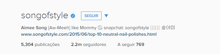 song of style insta