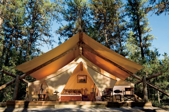 7 Amazing places to go glamping or camping USA this summer