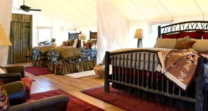 7 Amazing places to go glamping or camping USA this summer