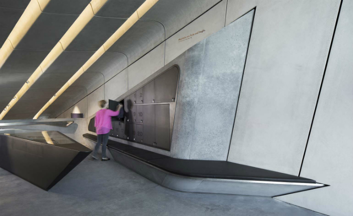 Zaha Hadid's new museum is carved into Mount Kronplatz Alps 54