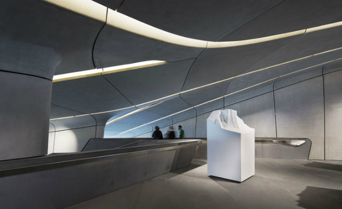 Zaha Hadid's new museum is carved into Mount Kronplatz Alps 6