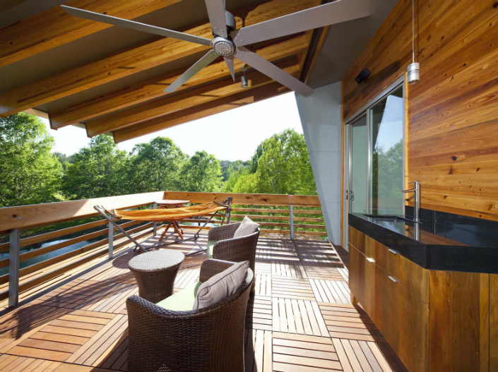 contemporary house, contemporary architecture, pond house, Holly & Smith Architects, architecture, BRABBU