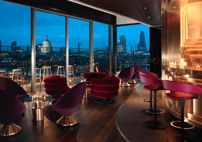 Tom Dixon, Mondrian Hotel, Harrods Café, Royal Academy London