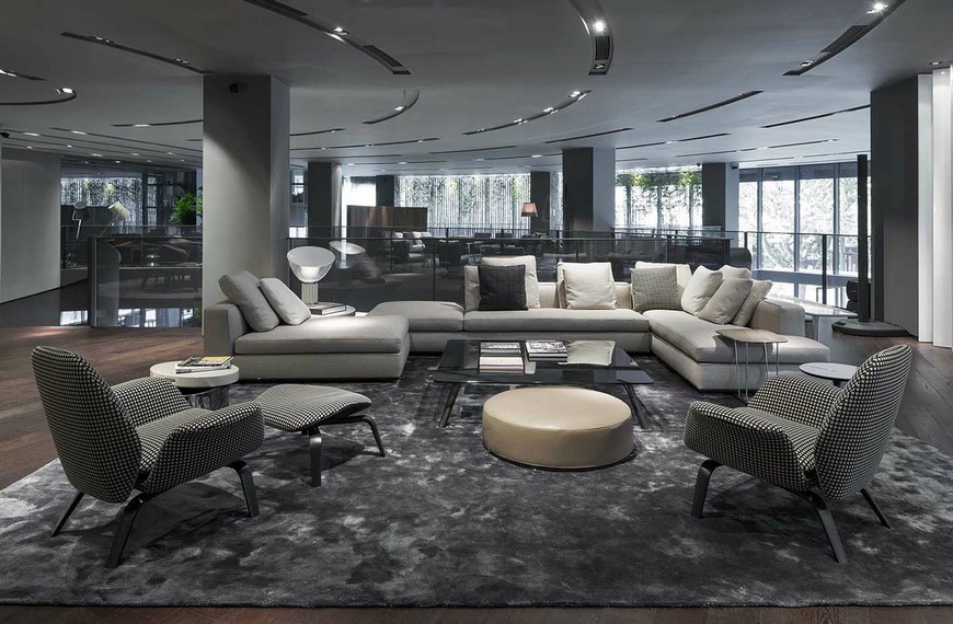 Minotti new showroom at Shanghai by Domus Tiandi