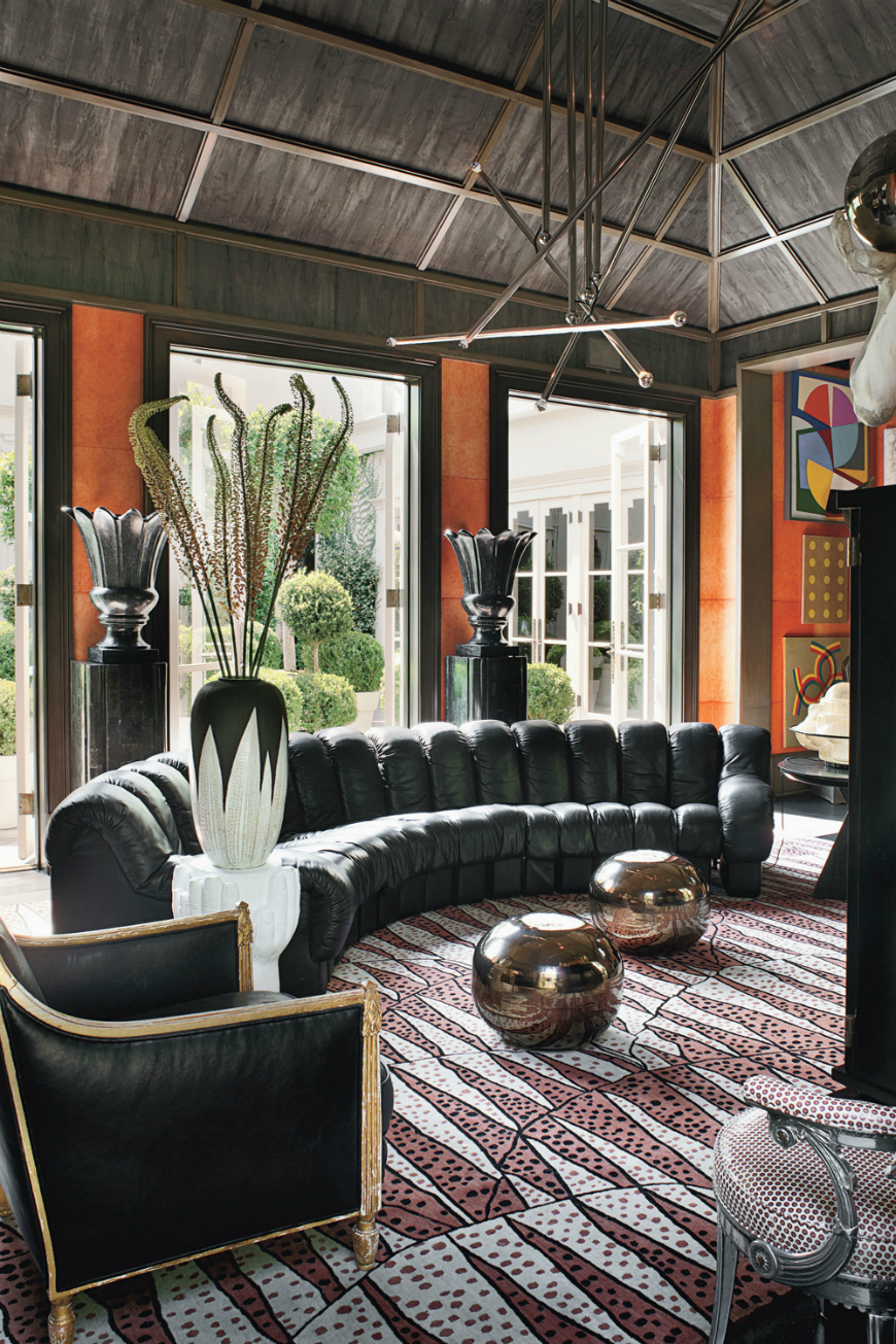 Luxury modern sofas for living room design