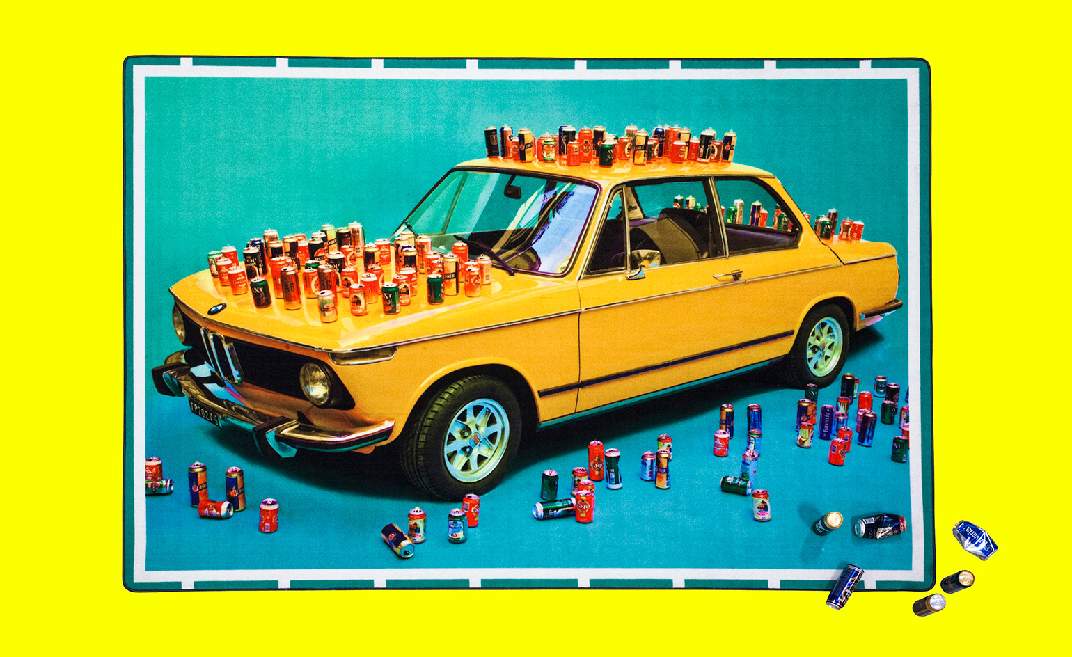 'BMW' rug at Art Basel Miami Beach 2015