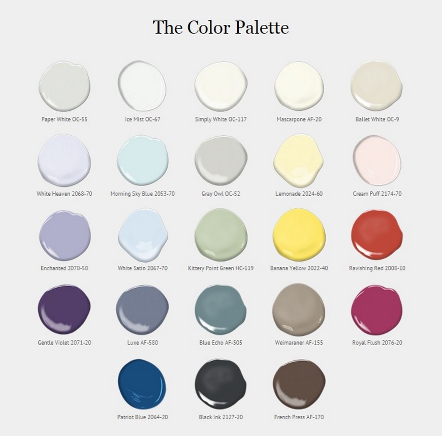 Color of the year 2016 what decoration ideas are coming Benjamin Moore Color of the Year 2016-Color palette_color schemes