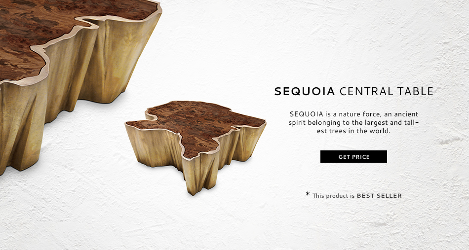 Sequoia center table by Brabbu