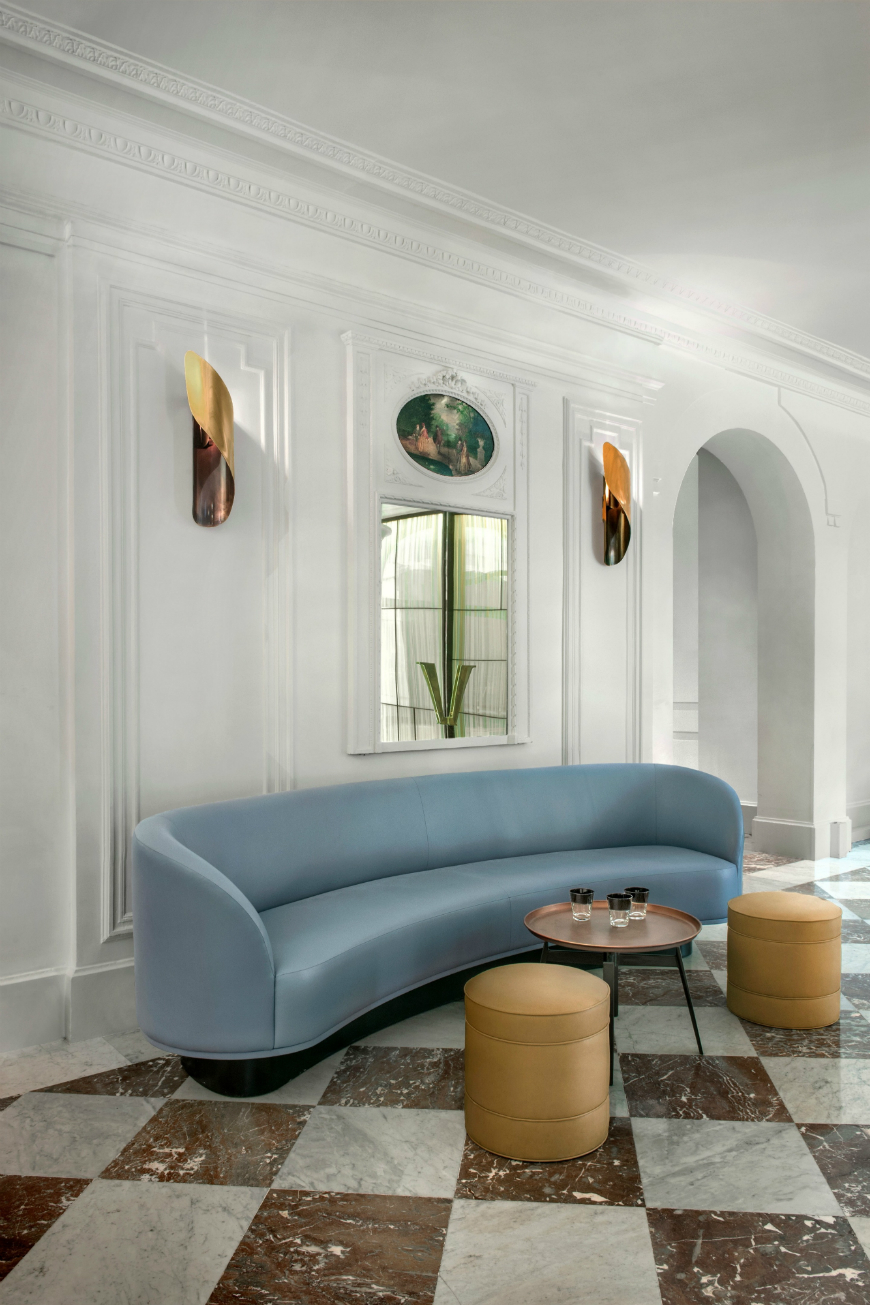 Modern luxury sofa for living room design