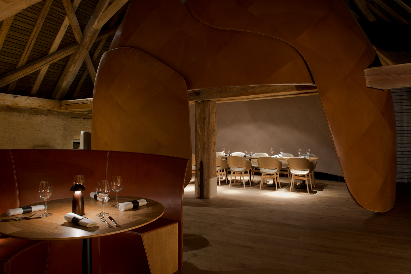 Modern desgin at Brasserie les Haras, France