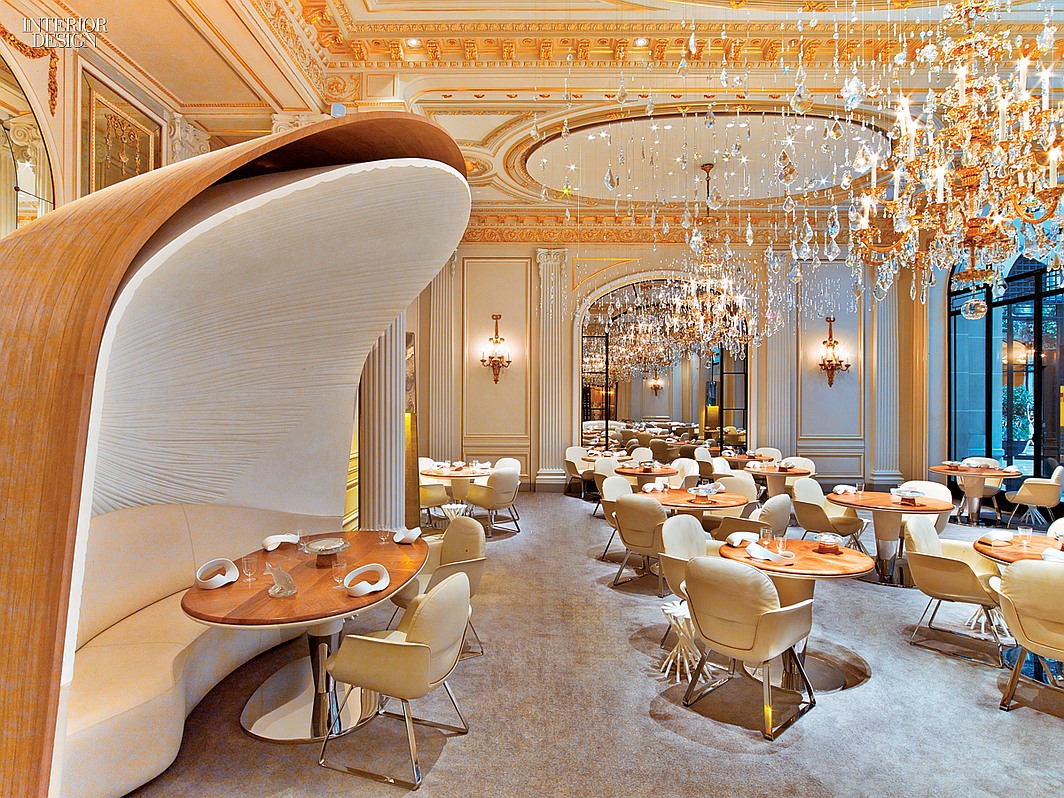 Restaurant Alain ducasse au Plaza Athénée, by Jouin Manku
