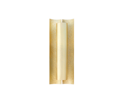 AURUM Wall Light Contemporary Lighting Design by BRABBU fulfils your modern home decor through its hammered brass.