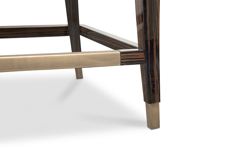 CAYO | Velvet Counter Stool Modern Design by BRABBU