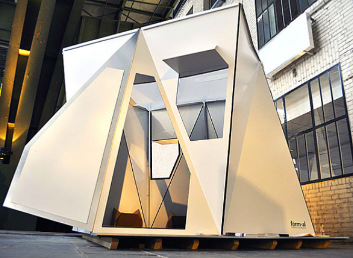 Untouchable shelters by craft hands