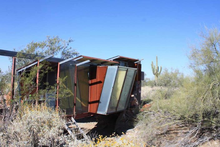 Untouchable shelters by craft hands