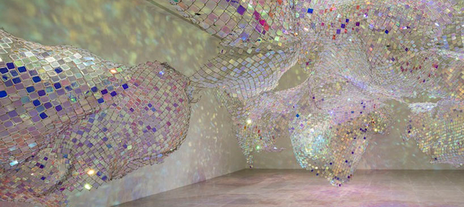 "From the ongoing experimentation with the ephemeral qualities of light and how light affects our perceptions of architectural space by Soo Sunny Park, has resulted the Unwoven Light"