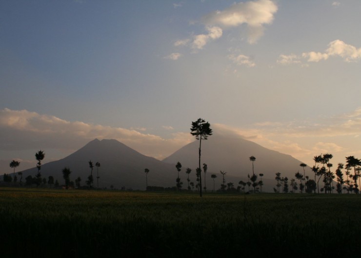 "Wildest destinations you must travel to-Virunga Volcanoes at Dawn, Rwanda"
