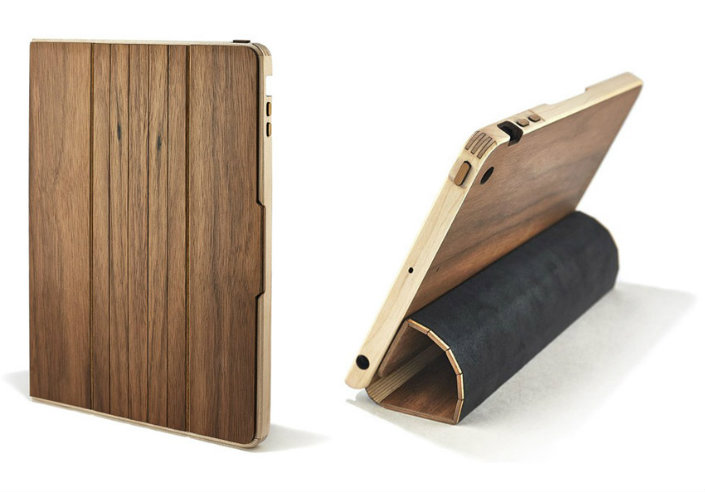 "Top luxury gifts for father's day-Walnut iPad Case From Grovemade"