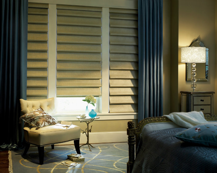 "How to select the right window curtains in your interior decoration-Roman blind"