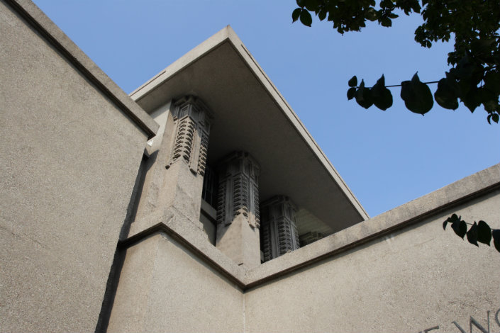"Frank Lloyd Wright buildings UNESCO Architecture Heritage Status-Unity Temple, Oak Park"