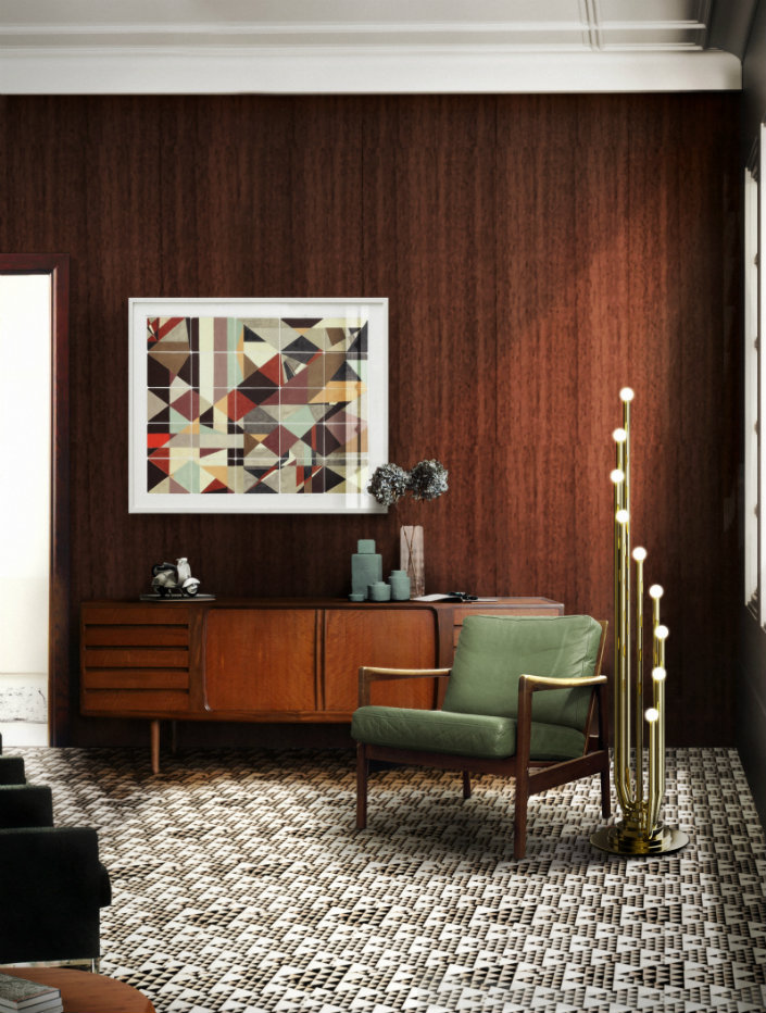 "Design Agenda Preview Interieur Kortrijk 2014_Stardust-Modern-Rotative-Brass-Standing-Lamp-01"