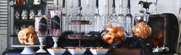 Easy Halloween dining room decorating ideas-interior-design-scary ...