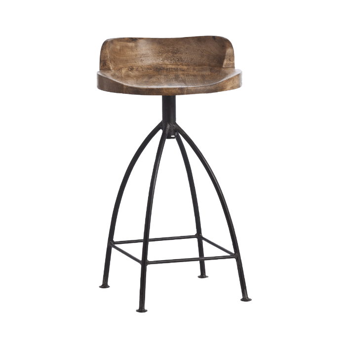 ELEGANT SWIVEL BAR STOOLS IN WOOD