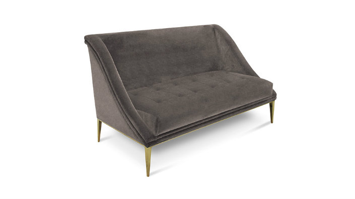 "5 Grey Mid Century Sofa Styles For Your Home-geisha-sofa by Koket"