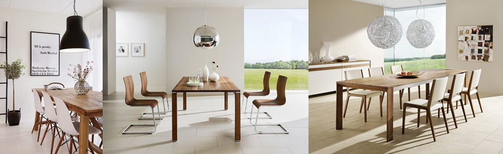 Contemporary dining room tables for 6 people