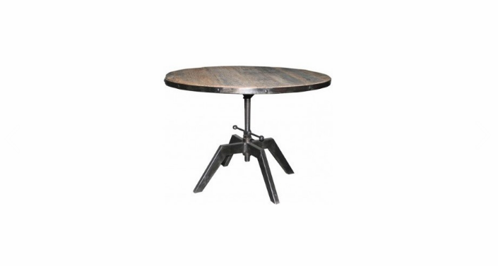 Edgy round coffee tables for modern living room