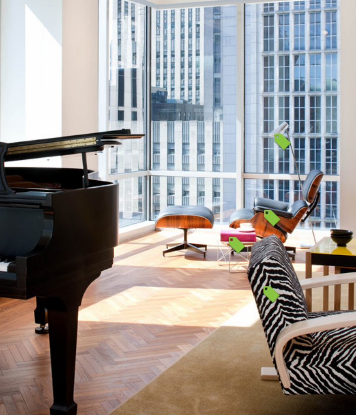 10 perfect pairings of reading chair and bedroom lamp