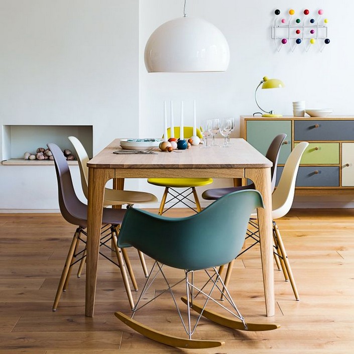 Contemporary dining room tables for 6 people