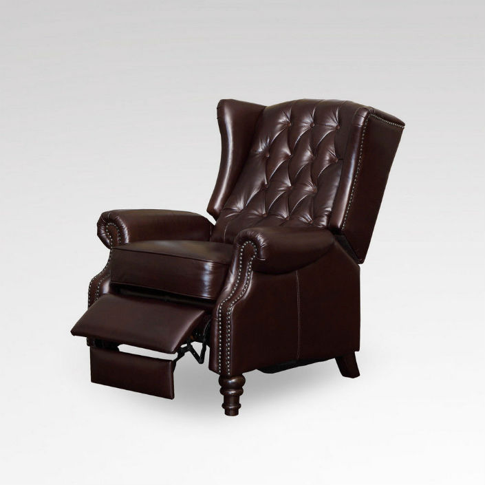 Top 10 Vintage Leather Wingback Chairs, Leather Wingback Recliner