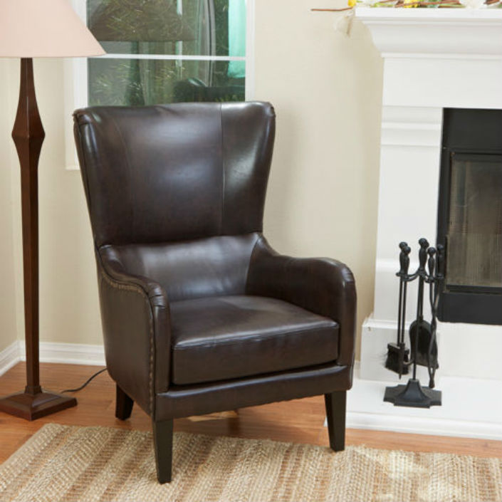 top 10 vintage leather wingback chairs (1)