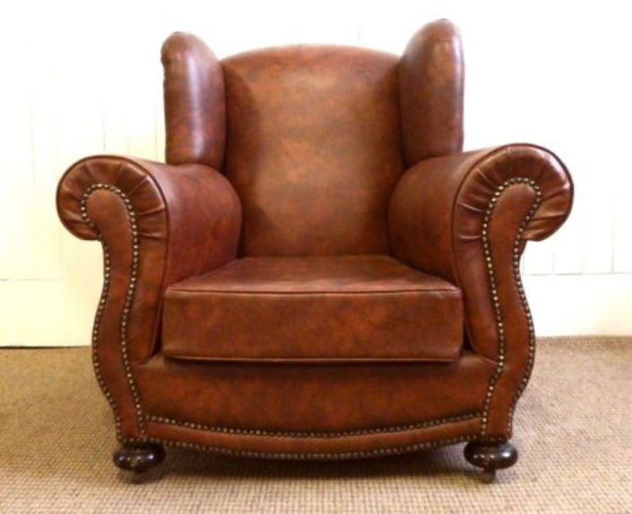 top 10 vintage leather wingback chairs (1)