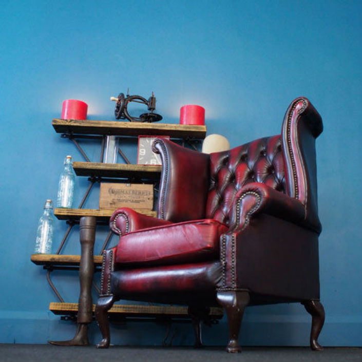 top 10 vintage leather wingback chairs (1)