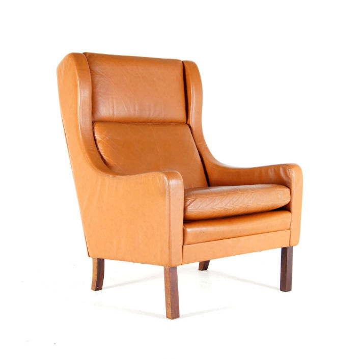 top 10 vintage leather wingback chairs (1)