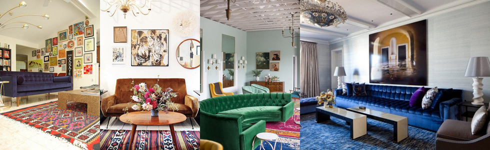 5 velvet Mid Century Sofa moods for your home