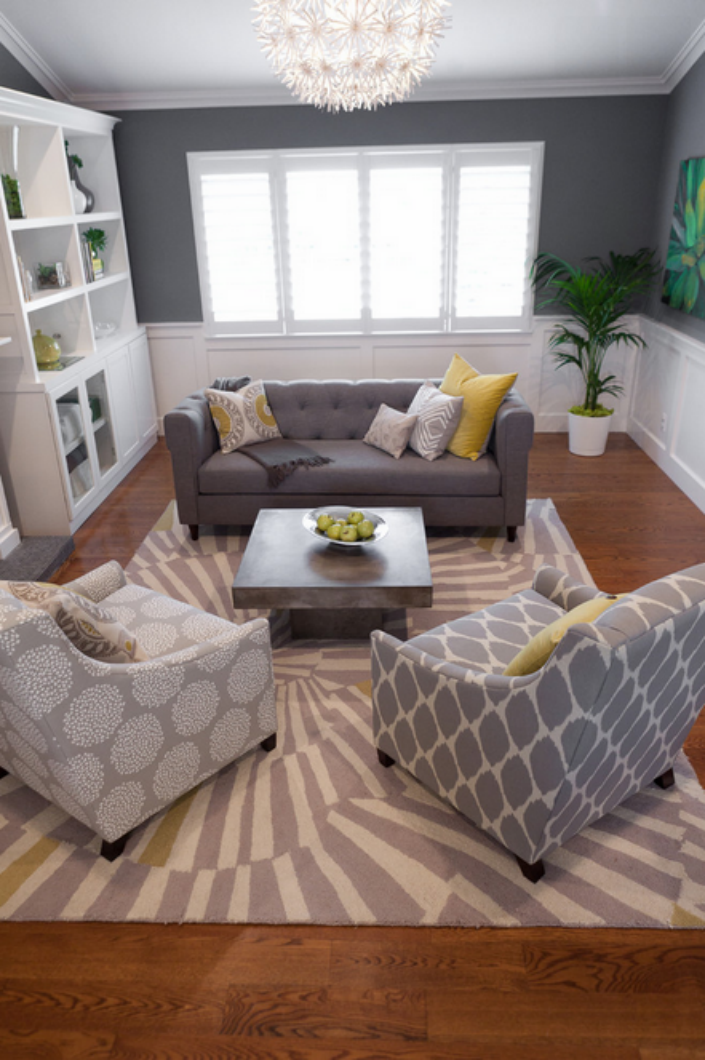 LIVING ROOM IDEAS for a contemporary home with (2 seat sofa)