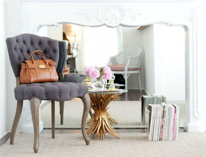 Bedroom Improvement ideas: feminine and elegant side chair