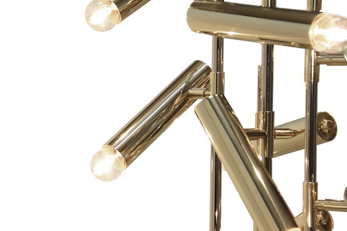 right brass lamp for large living room